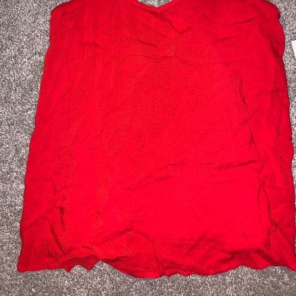 BRAND NWT No Boundaries Red Blouse size S - Picture 6 of 11